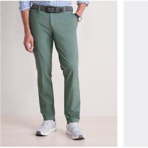 32x32 Vineyard Vines On the Go Pants Performance Green